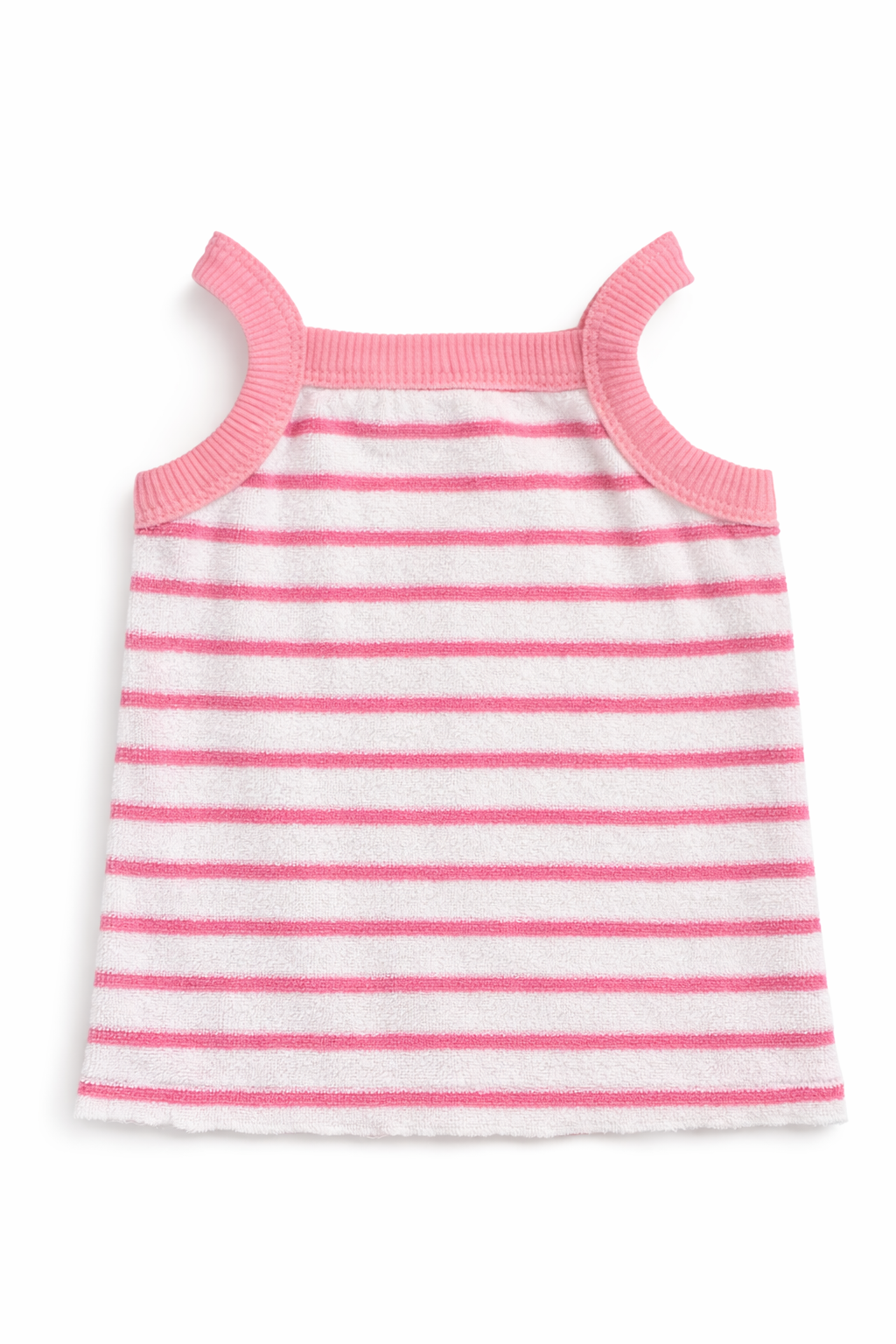 Pink Stripe Towelling Set