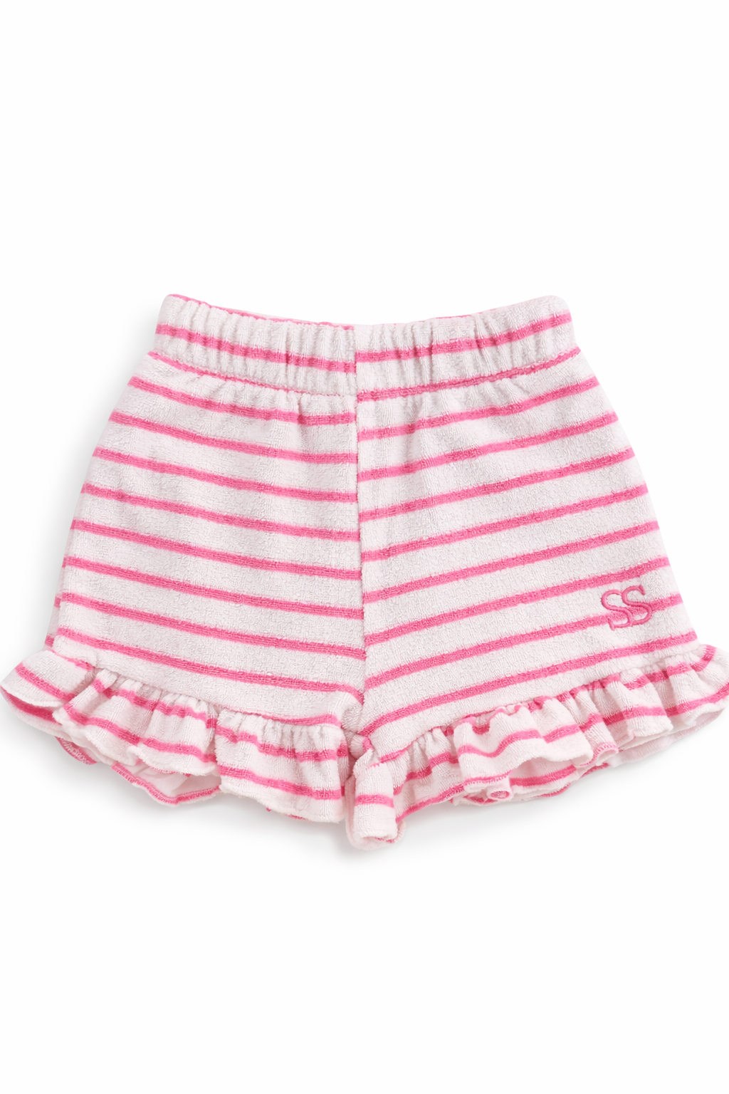 Pink Stripe Towelling Set